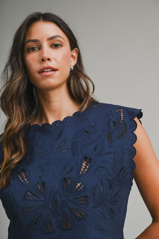 Morgan Embroidered Top and Skirt Set