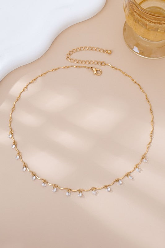 Hoyt Bead Station Necklace
