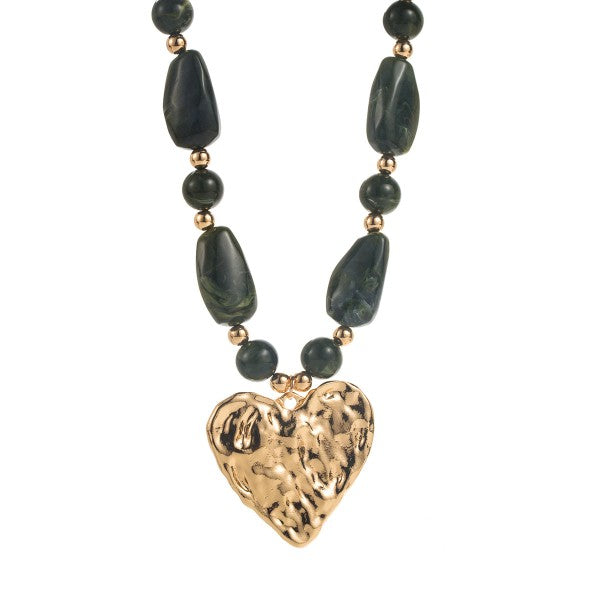 Haven Heart Pendant Necklace (2 Colors!)