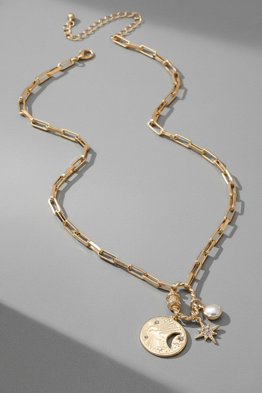 Gerry Celestial Charm Necklace