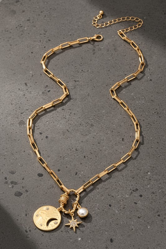 Gerry Celestial Charm Necklace