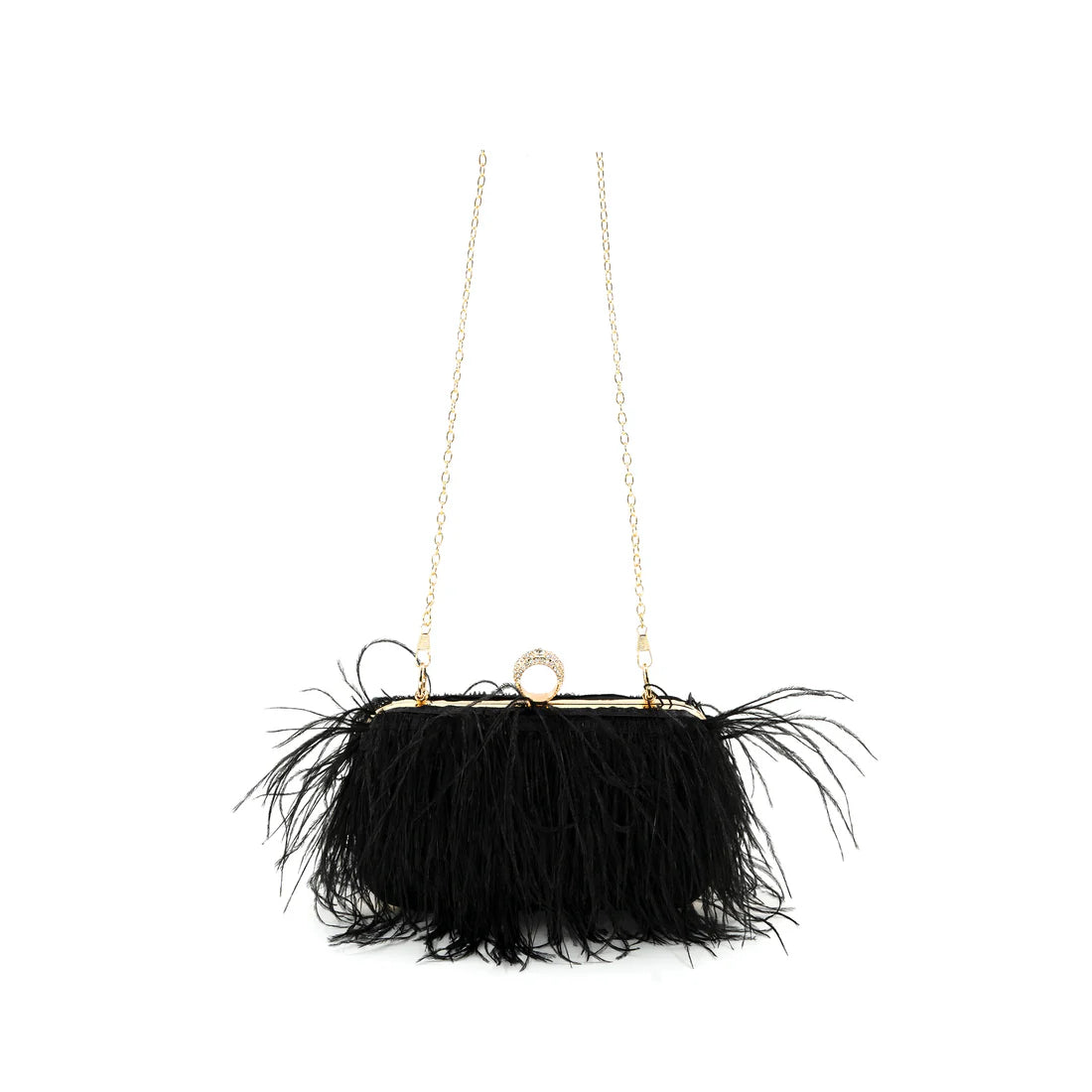 BC Feather Clutch