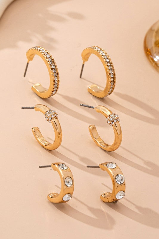 Hartly Hoop Trio Earring Set