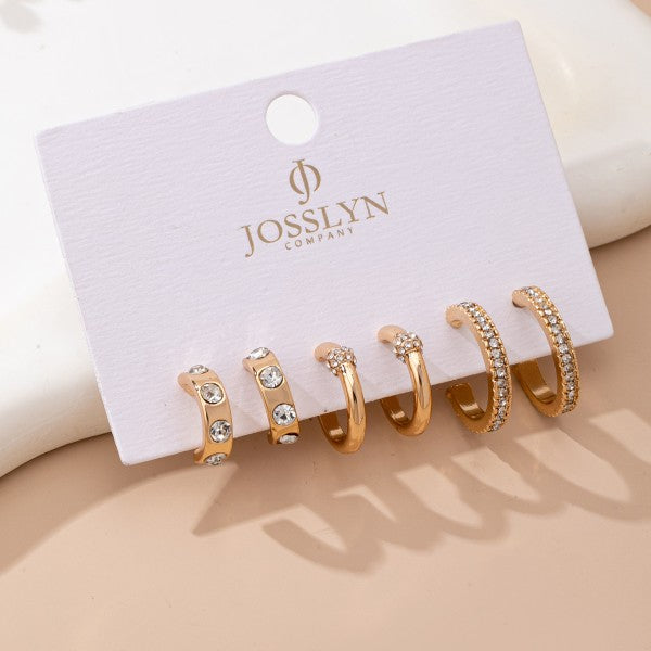 Hartly Hoop Trio Earring Set