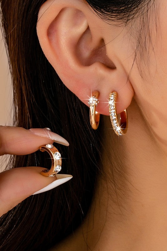 Hartly Hoop Trio Earring Set