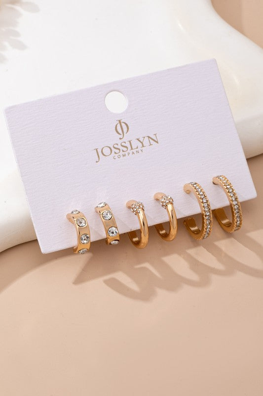 Hartly Hoop Trio Earring Set