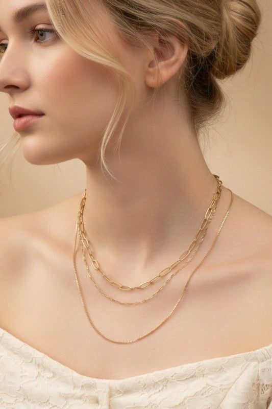 Binnie Mixed Chain Necklace