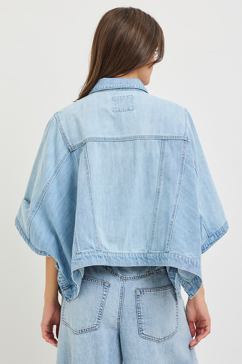 Risen Purra Denim Cape Jacket