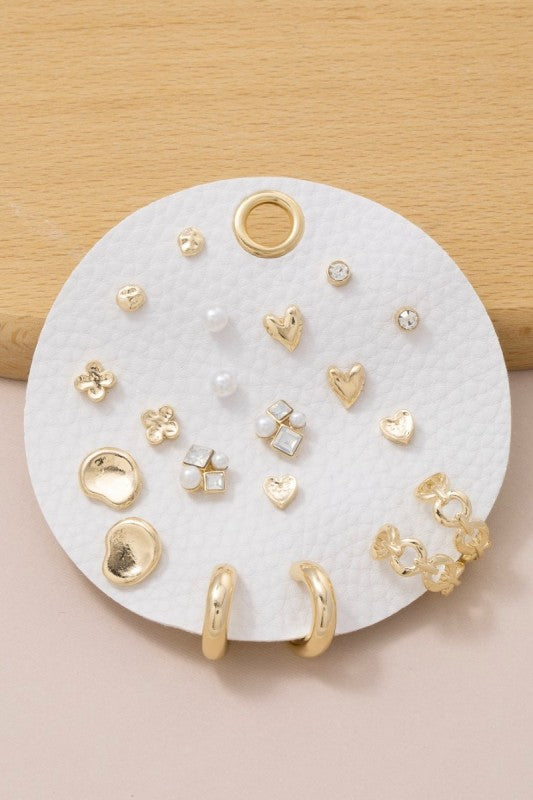 Loner Multi Stud Earrings