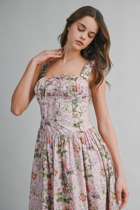 Minnie Floral Midi Dress