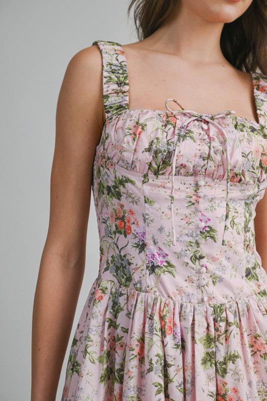 Minnie Floral Midi Dress