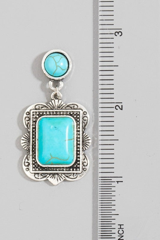 Kate Square Dangle Earrings