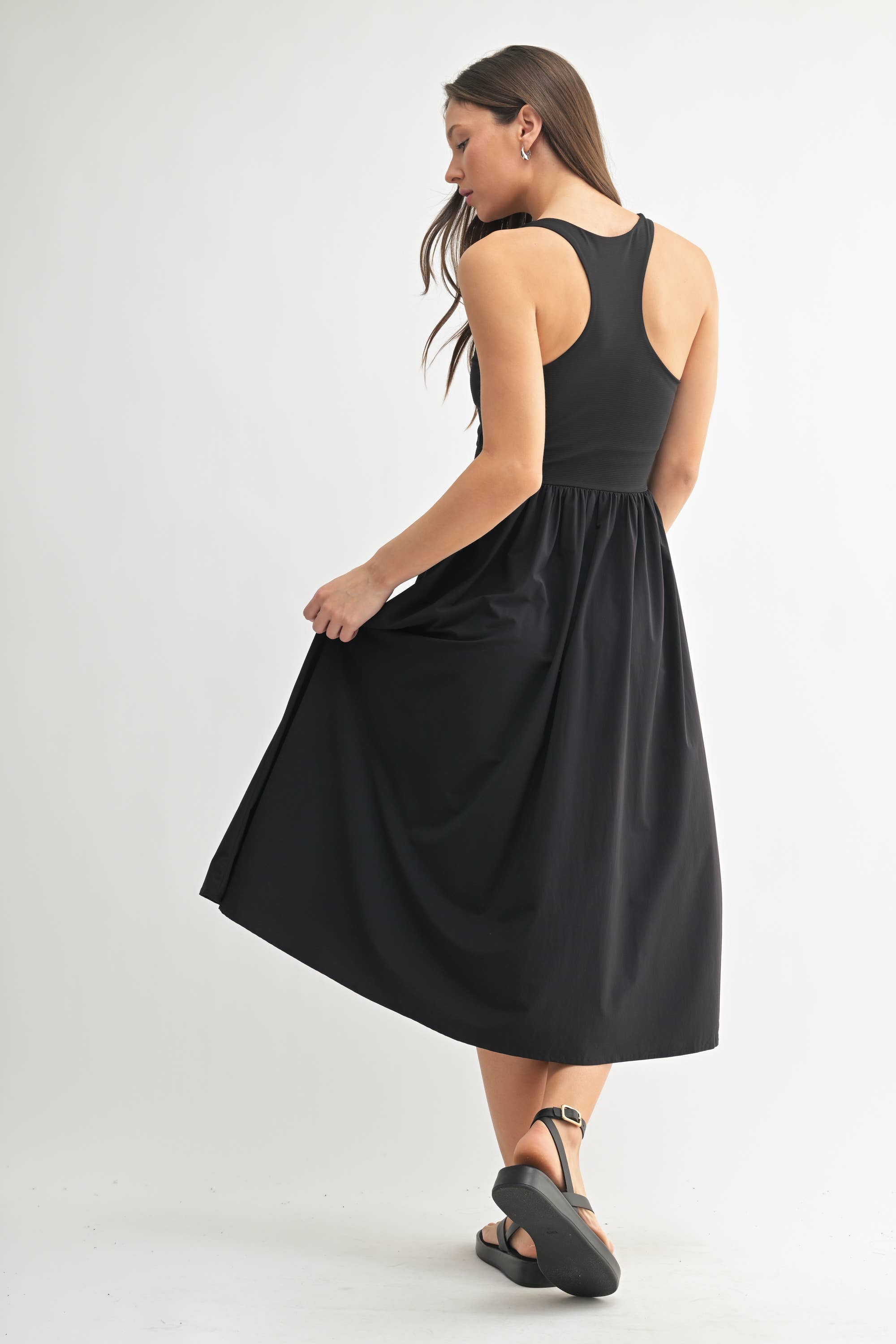 Bree Rib Tank Midi Dress