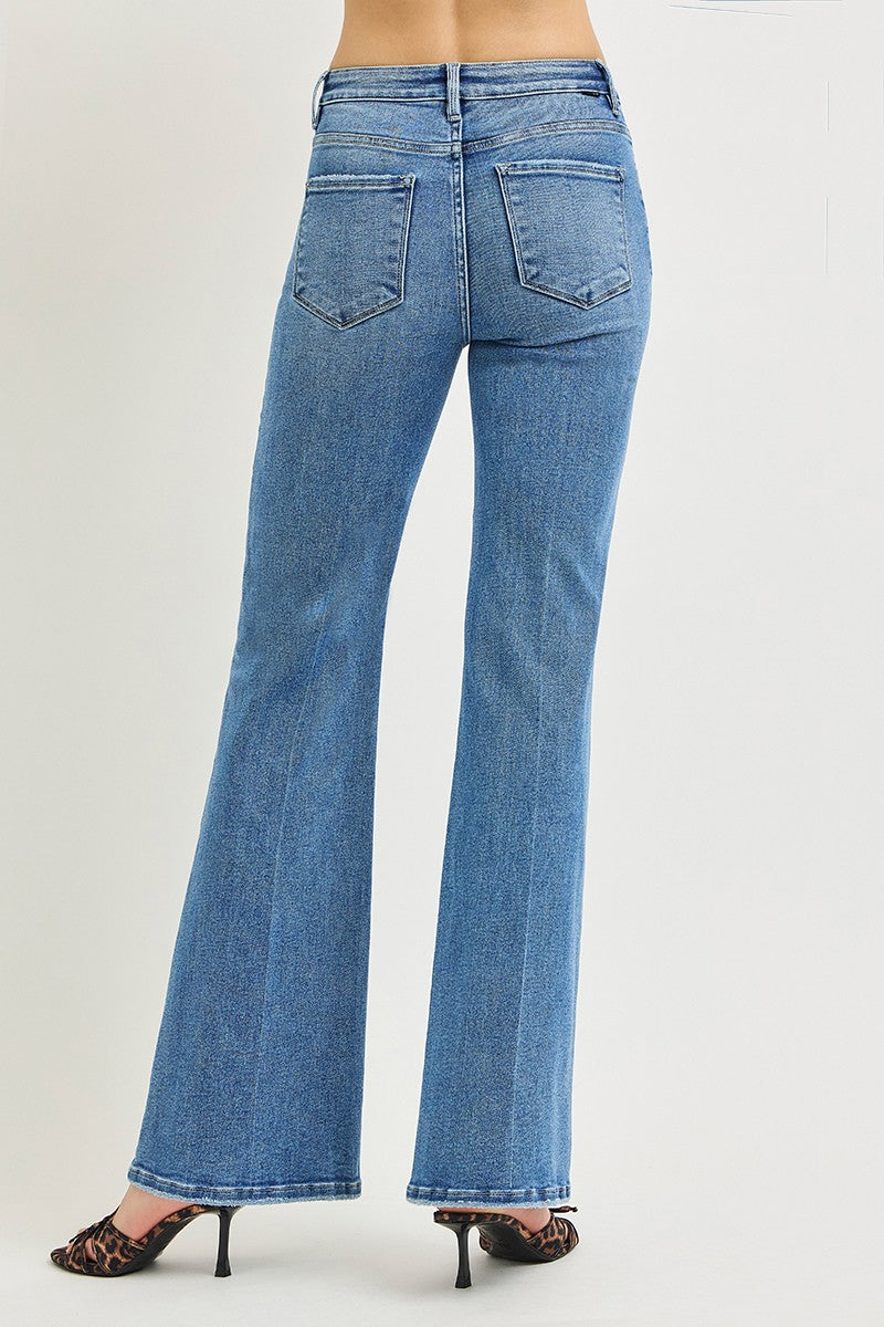 Risen Togus High Rise Wide Flare Jeans