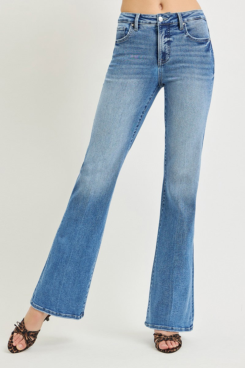 Risen Togus High Rise Wide Flare Jeans