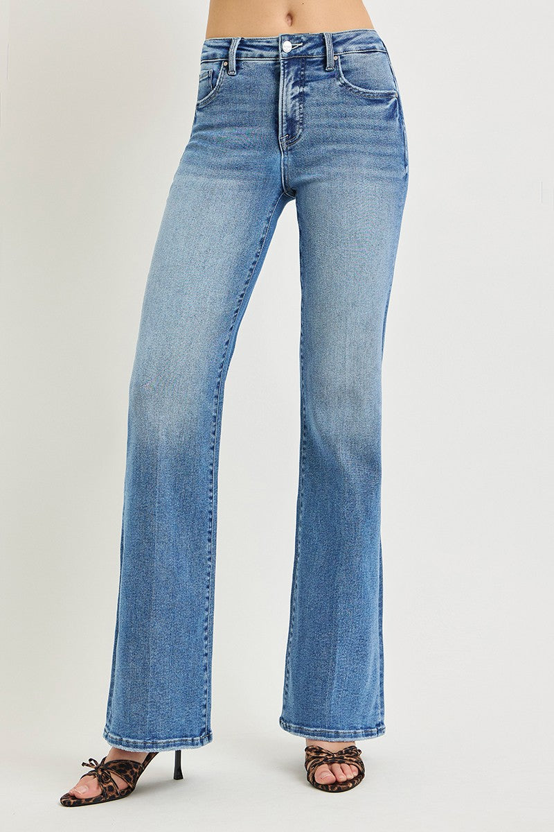 Risen Togus High Rise Wide Flare Jeans
