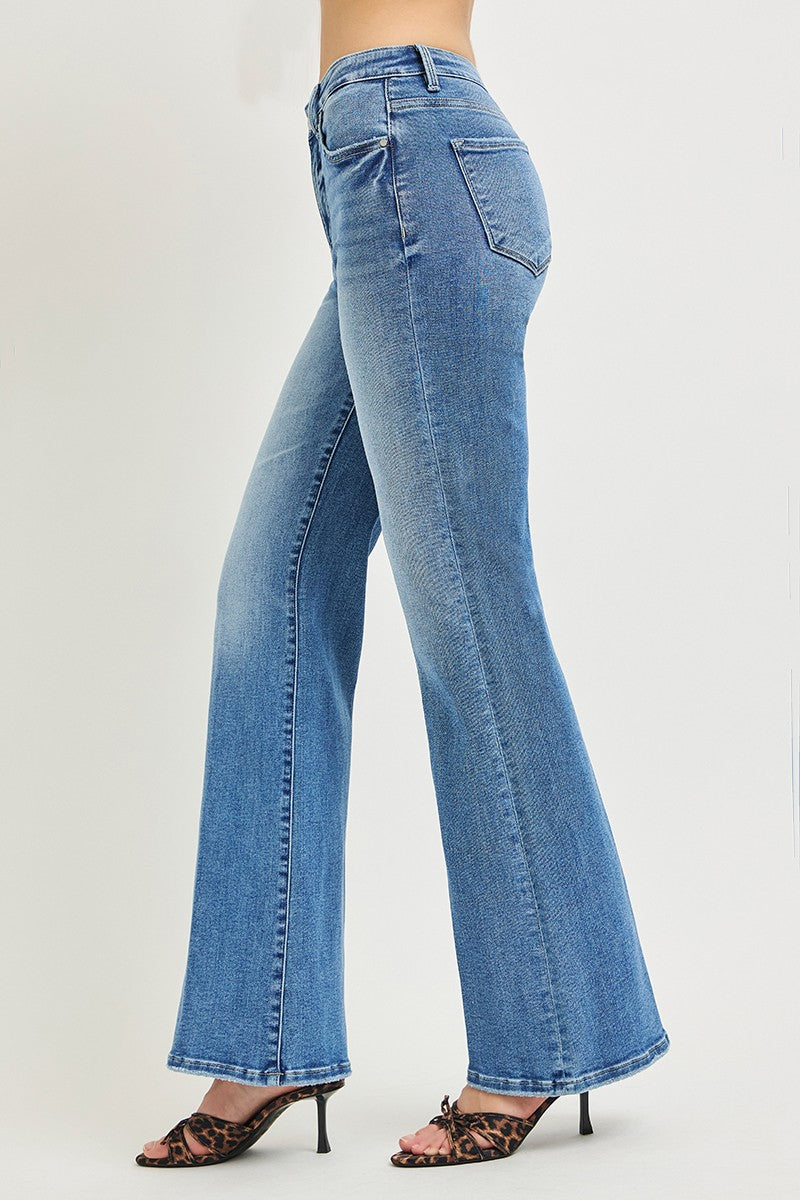 Risen Togus High Rise Wide Flare Jeans