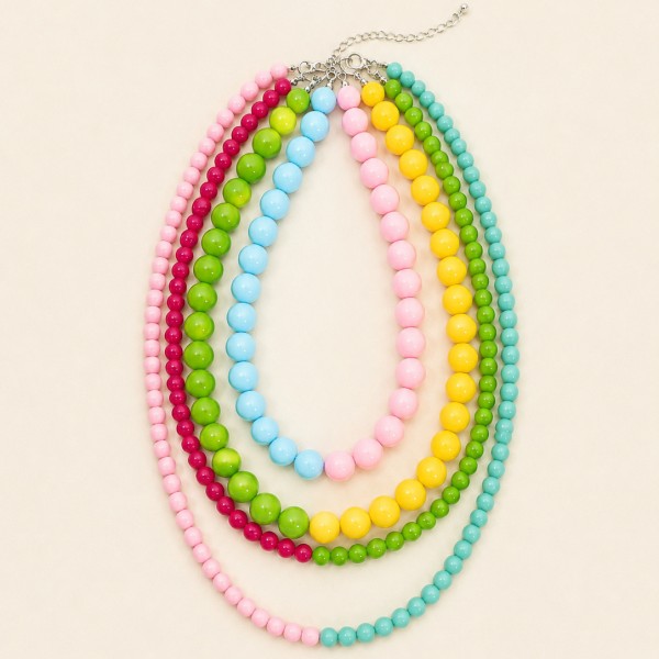 Avia Resin Layer Necklace