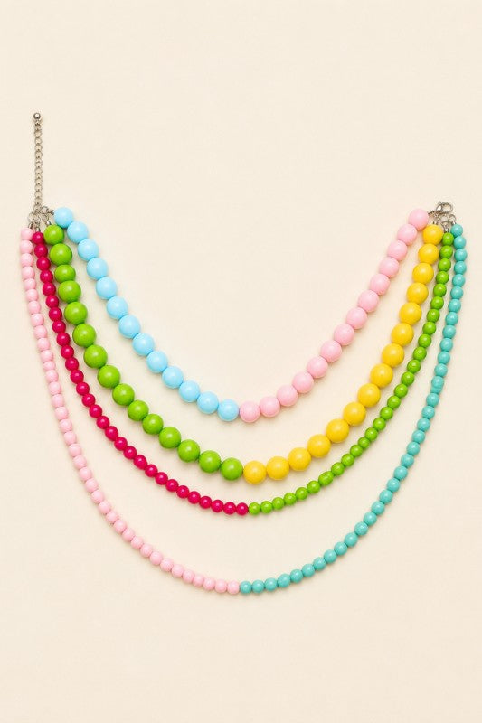 Avia Resin Layer Necklace