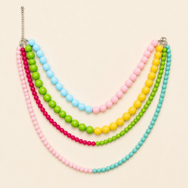 Avia Resin Layer Necklace