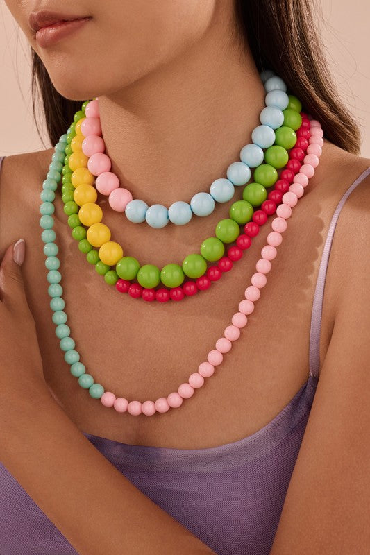 Avia Resin Layer Necklace