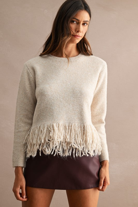 Francis Fringe Sweater