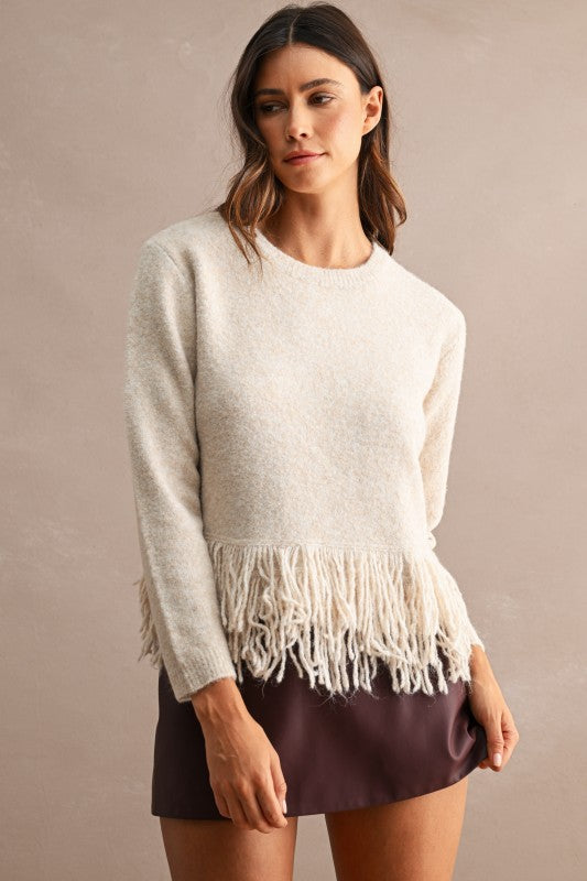Francis Fringe Sweater