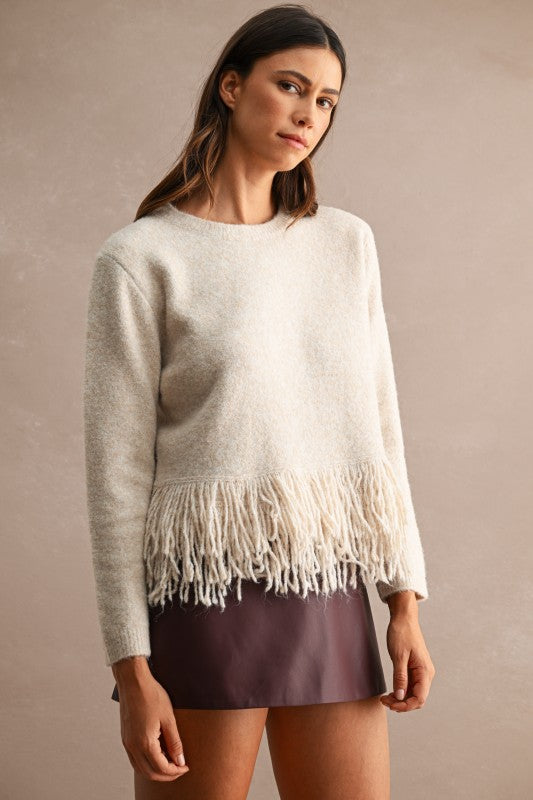 Francis Fringe Sweater
