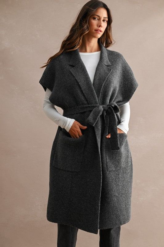 Briggs Longline Cardigan Vest