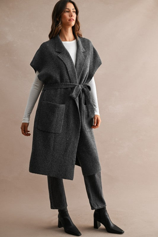 Briggs Longline Cardigan Vest
