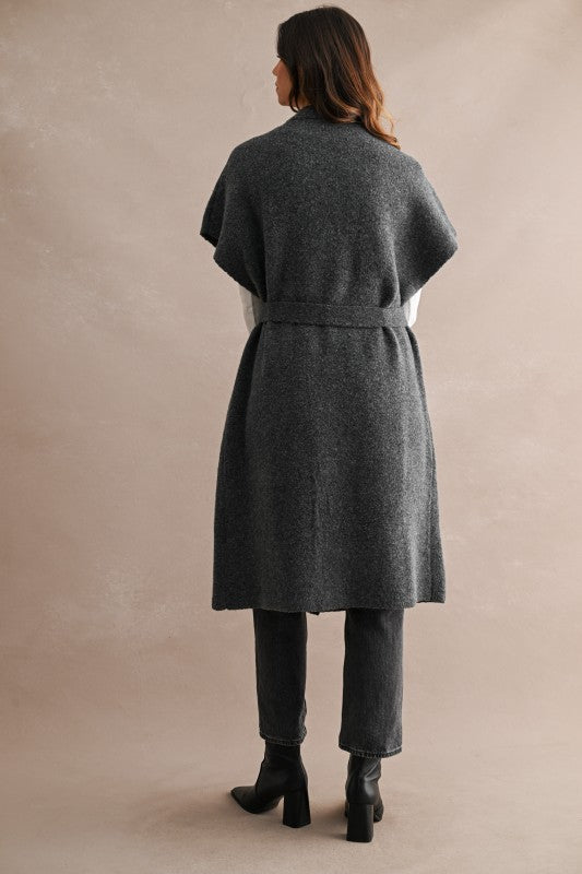 Briggs Longline Cardigan Vest