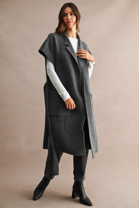 Briggs Longline Cardigan Vest
