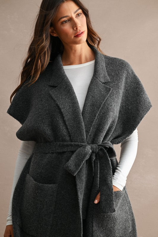 Briggs Longline Cardigan Vest