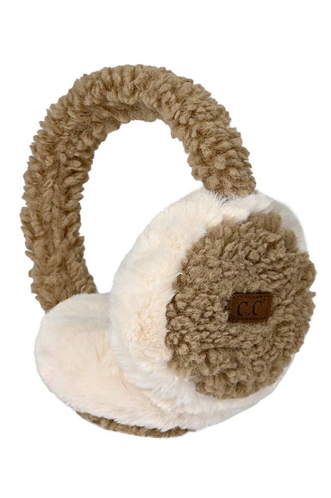C.C Faux Fur Sherpa Earmuffs (5 Colors!)