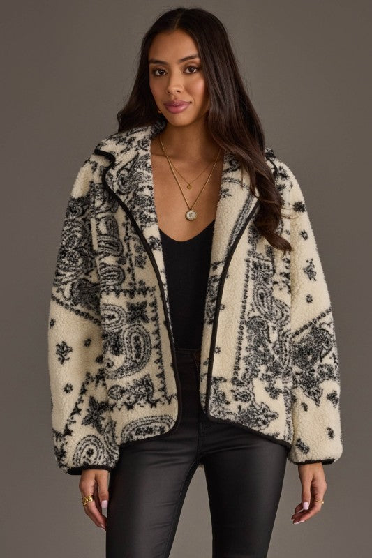Valencia Paisley Coat