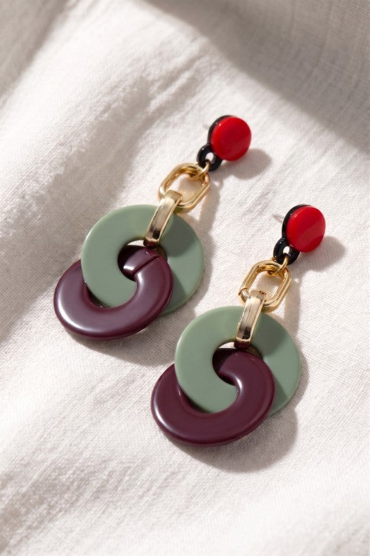Besta Linear Drop Earrings