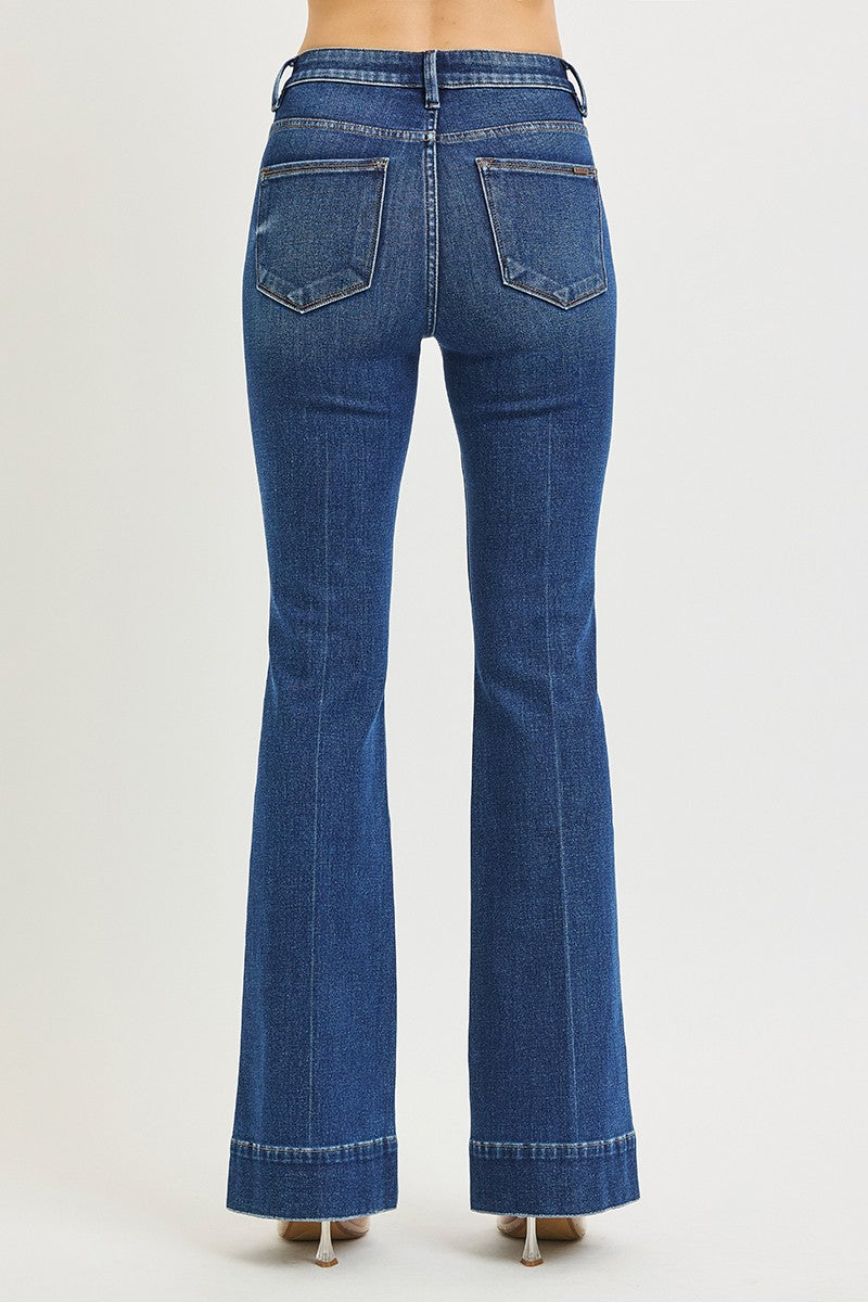 RISEN Barton High Rise Flare Jeans PREORDER
