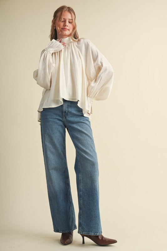 Renata Cream Blouse PREORDER