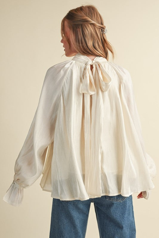 Renata Cream Blouse PREORDER