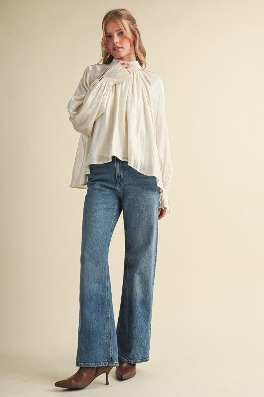 Renata Cream Blouse PREORDER