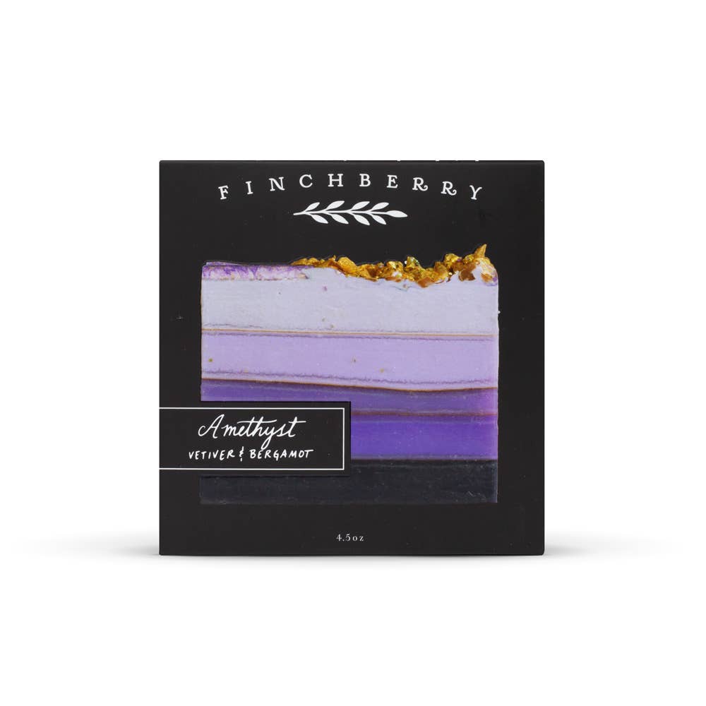 Amethyst Rejuvenating Vegan Boxed Soap