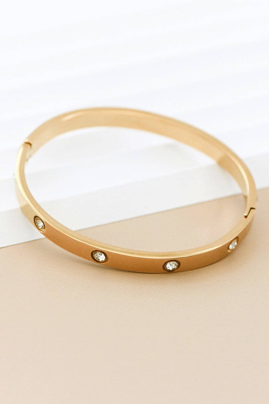 Axel 18K Gold Plated Bangle