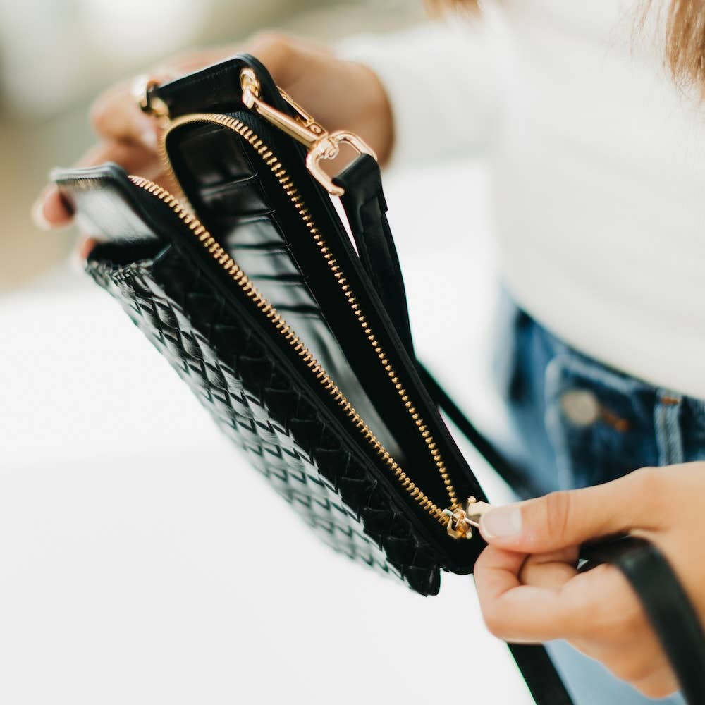 Blaine Woven Double Duty Phone Bag (4 Colors!)