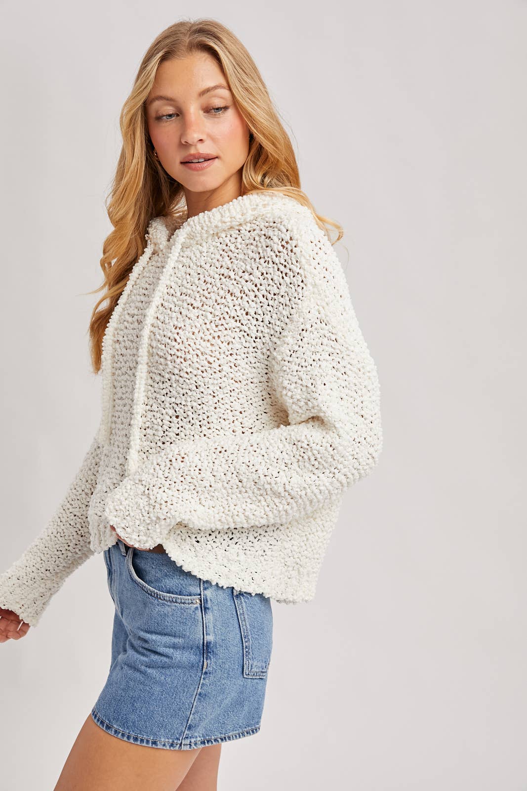 Raye Popcorn Sweater Hoodie