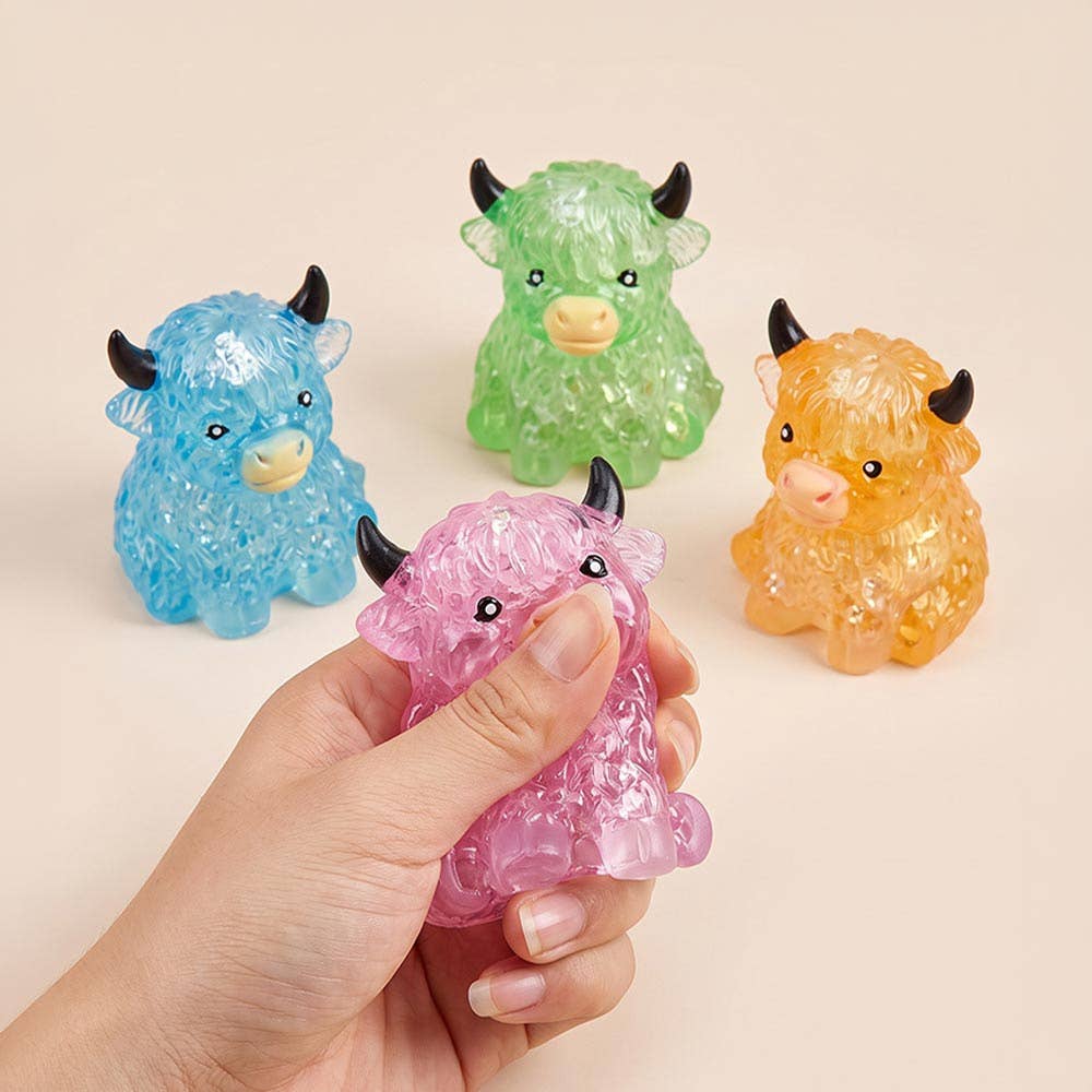 Highland Cow Squeeze Squishy Stress Relief Toy