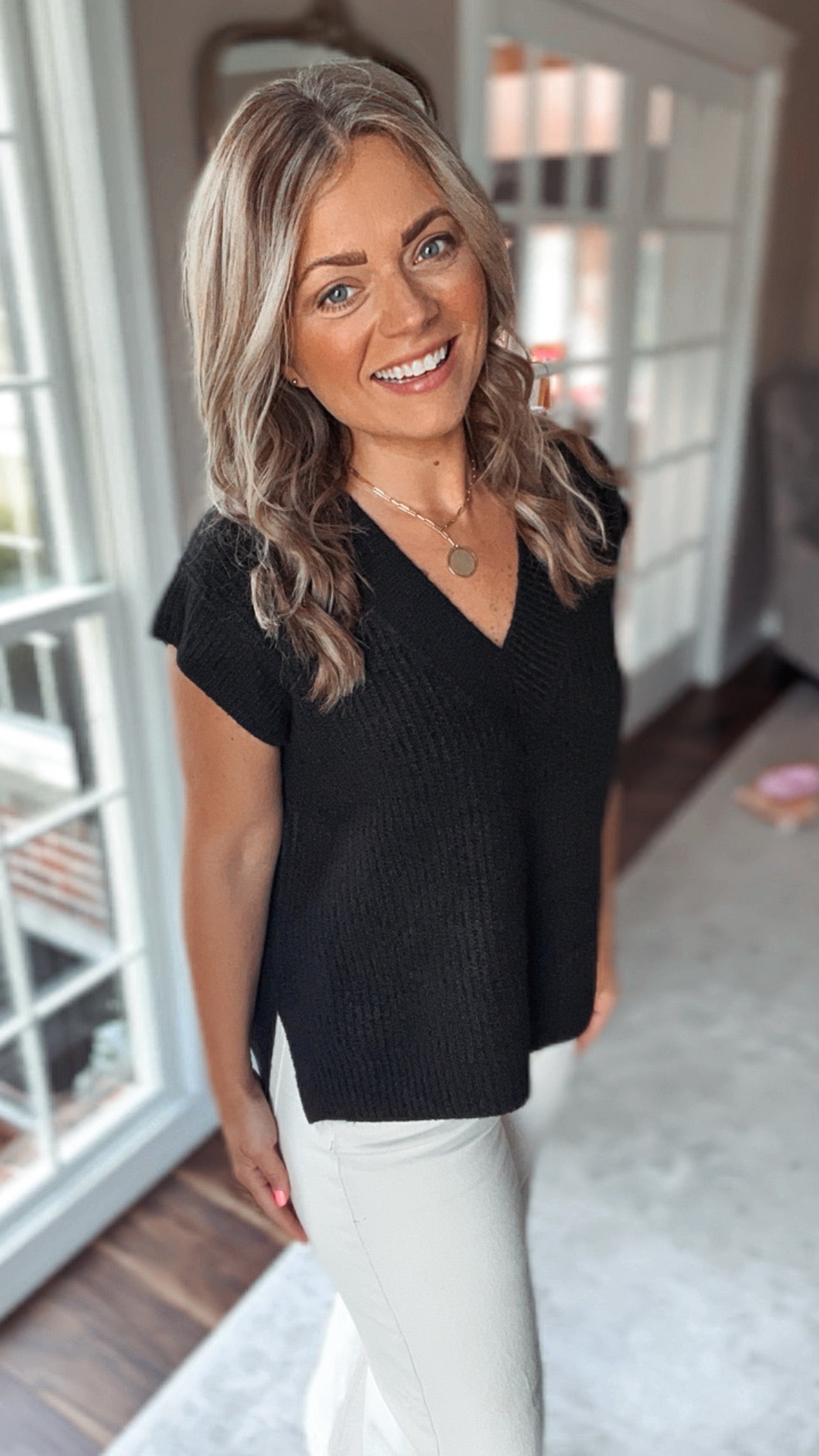 Tobie V Knit Tank