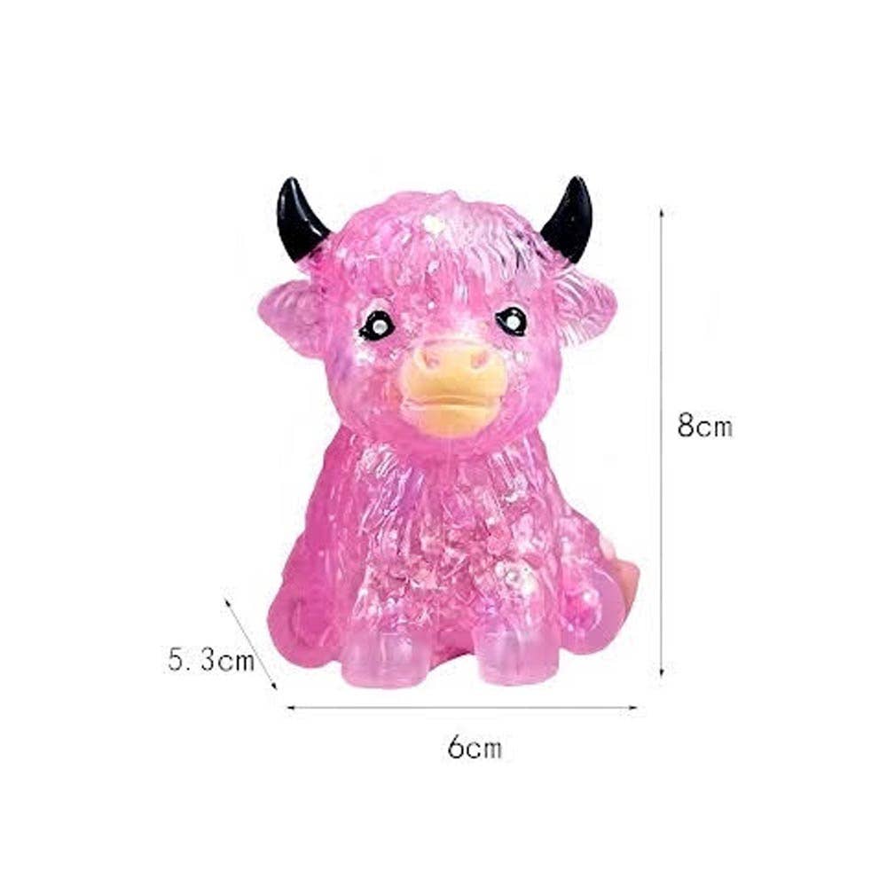 Highland Cow Squeeze Squishy Stress Relief Toy