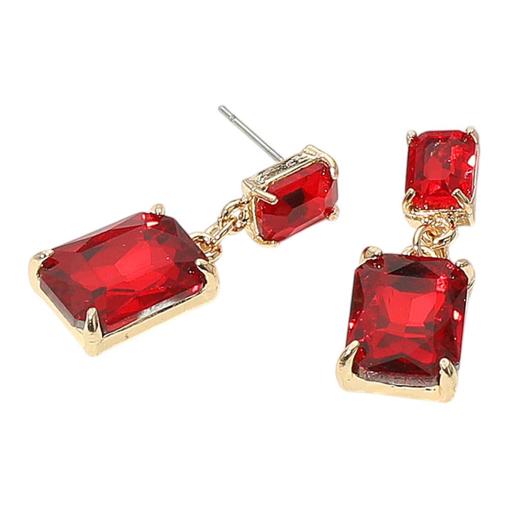 Fella Rectangular Dangle Earrings (5 Colors!)