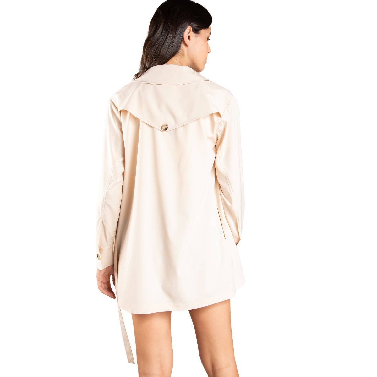 Bennie Long Sleeve Trench Blouse