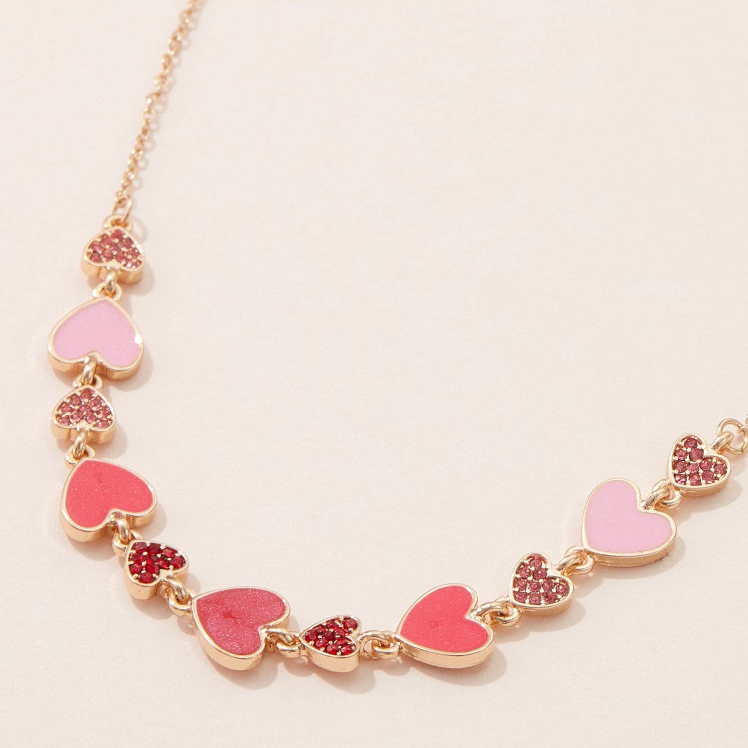 Heart Enamel Necklace for your Special Day including Valentine's Day